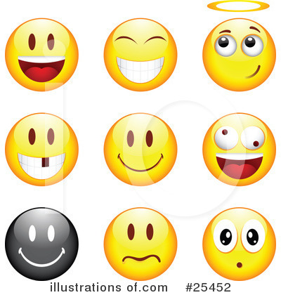 Royalty-Free (RF) Emoticons Clipart Illustration by beboy - Stock Sample #25452