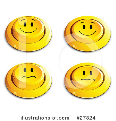Royalty-Free (RF) Emoticons Clipart Illustration by beboy - Stock Sample #27824