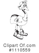 Emu Clipart #1110559 by Dennis Holmes Designs