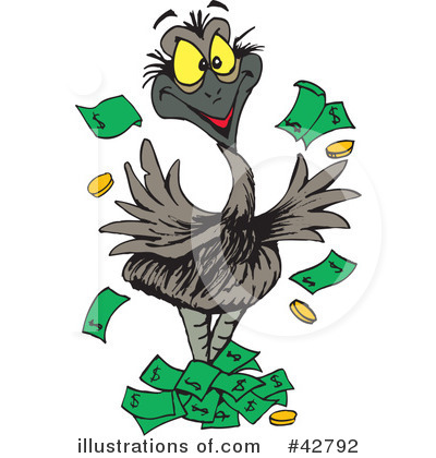 Emu Clipart #42792 by Dennis Holmes Designs