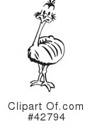 Emu Clipart #42794 by Dennis Holmes Designs