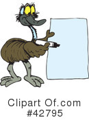 Emu Clipart #42795 by Dennis Holmes Designs