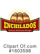 Enchiladas Clipart #1603598 by Vector Tradition SM
