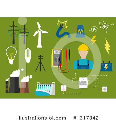 Royalty-Free (RF) Energy Clipart Illustration by Vector Tradition SM - Stock Sample #1317342