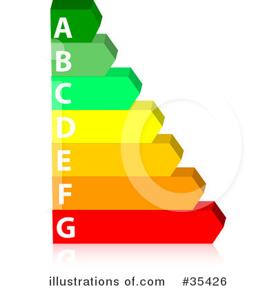Royalty-Free (RF) Energy Rating Clipart Illustration by KJ Pargeter - Stock Sample #35426