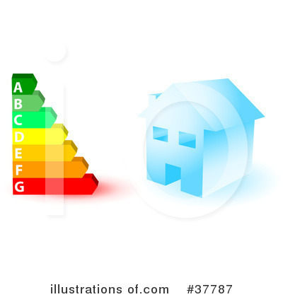 Royalty-Free (RF) Energy Rating Clipart Illustration by KJ Pargeter - Stock Sample #37787