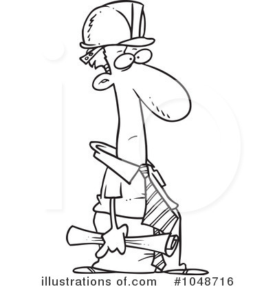 Royalty-Free (RF) Engineer Clipart Illustration by toonaday - Stock Sample #1048716