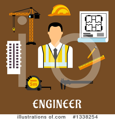 Contractor Clipart #1338254 by Vector Tradition SM