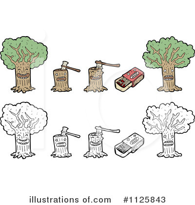 Tree Stump Clipart #1125843 by lineartestpilot