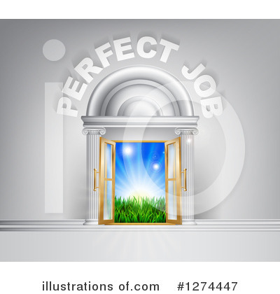 Door Clipart #1274447 by AtStockIllustration