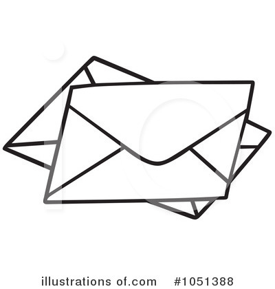 Royalty-Free (RF) Envelope Clipart Illustration by dero - Stock Sample #1051388