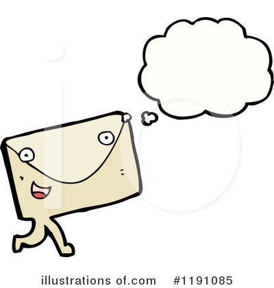Royalty-Free (RF) Envelope Clipart Illustration by lineartestpilot - Stock Sample #1191085