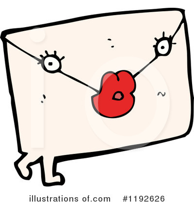Royalty-Free (RF) Envelope Clipart Illustration by lineartestpilot - Stock Sample #1192626