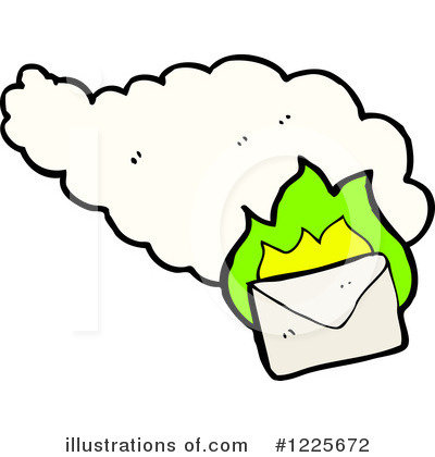 Royalty-Free (RF) Envelope Clipart Illustration by lineartestpilot - Stock Sample #1225672