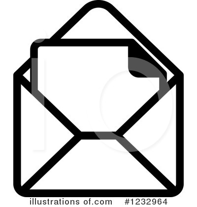Royalty-Free (RF) Envelope Clipart Illustration by Vector Tradition SM - Stock Sample #1232964