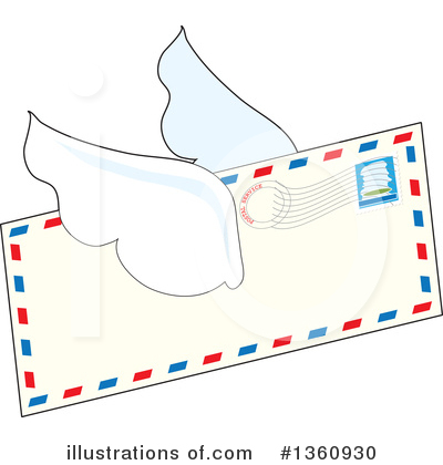 Air Mail Clipart #1360930 by Maria Bell