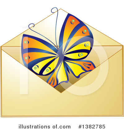 Royalty-Free (RF) Envelope Clipart Illustration by MilsiArt - Stock Sample #1382785