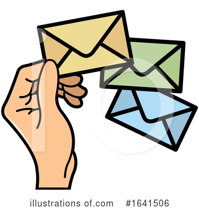 Royalty-Free (RF) Envelope Clipart Illustration by Lal Perera - Stock Sample #1641506