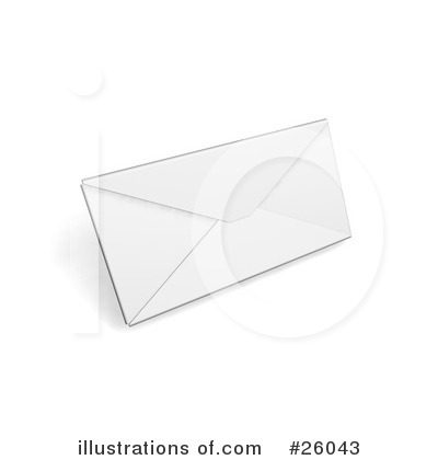 Royalty-Free (RF) Envelope Clipart Illustration by KJ Pargeter - Stock Sample #26043