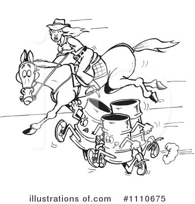 Royalty-Free (RF) Equestrian Clipart Illustration by Dennis Holmes Designs - Stock Sample #1110675