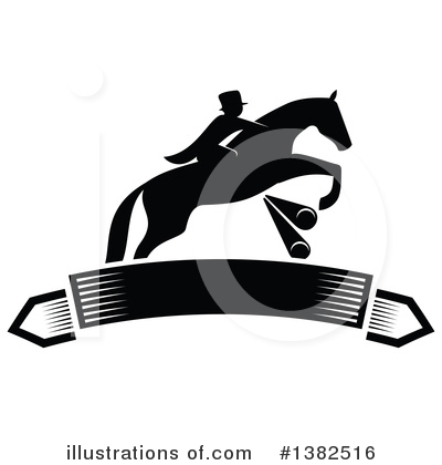 Royalty-Free (RF) Equestrian Clipart Illustration by Vector Tradition SM - Stock Sample #1382516