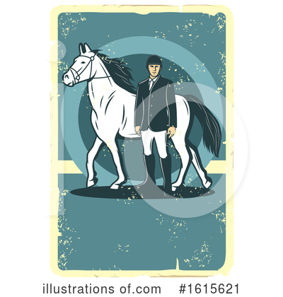 Jockey Clipart #1615621 by Vector Tradition SM
