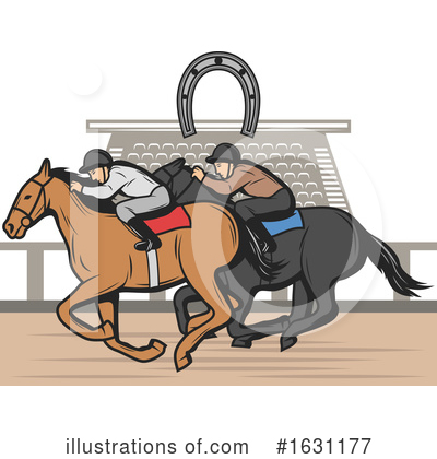 Jockey Clipart #1631177 by Vector Tradition SM