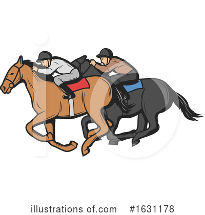 Jockey Clipart #1631178 by Vector Tradition SM