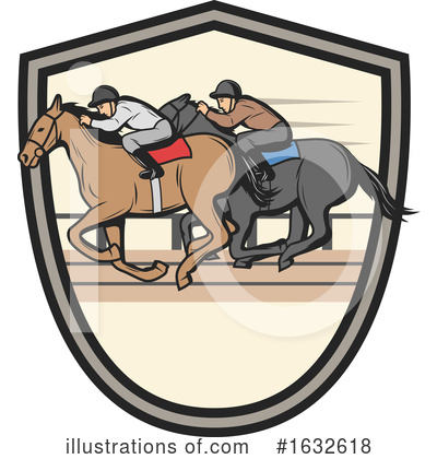Jockey Clipart #1632618 by Vector Tradition SM