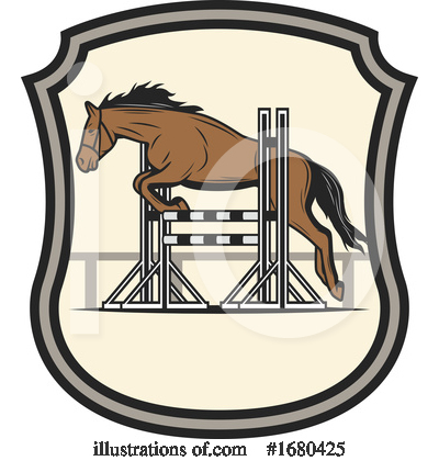 Royalty-Free (RF) Equestrian Clipart Illustration by Vector Tradition SM - Stock Sample #1680425