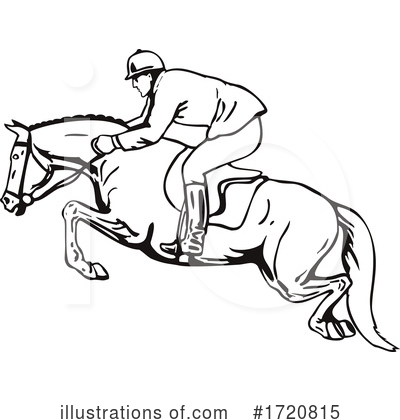 Royalty-Free (RF) Equestrian Clipart Illustration by patrimonio - Stock Sample #1720815