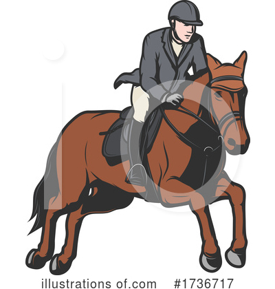 Royalty-Free (RF) Equestrian Clipart Illustration by Vector Tradition SM - Stock Sample #1736717