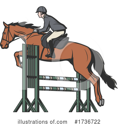 Royalty-Free (RF) Equestrian Clipart Illustration by Vector Tradition SM - Stock Sample #1736722
