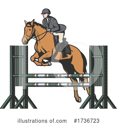 Royalty-Free (RF) Equestrian Clipart Illustration by Vector Tradition SM - Stock Sample #1736723