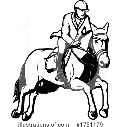Royalty-Free (RF) Equestrian Clipart Illustration by Vector Tradition SM - Stock Sample #1751179