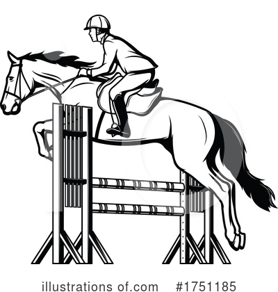 Royalty-Free (RF) Equestrian Clipart Illustration by Vector Tradition SM - Stock Sample #1751185