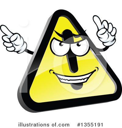 Warning Sign Clipart #1355191 by Vector Tradition SM