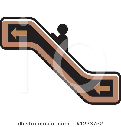 Royalty-Free (RF) Escalator Clipart Illustration by Lal Perera - Stock Sample #1233752