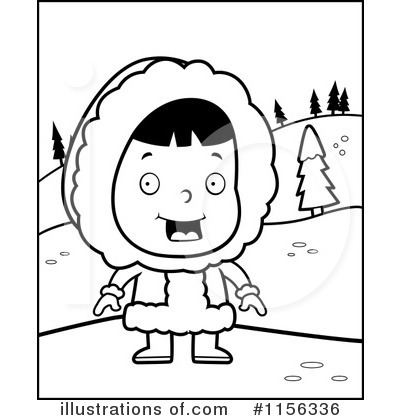 Royalty-Free (RF) Eskimo Clipart Illustration by Cory Thoman - Stock Sample #1156336