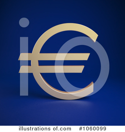 Royalty-Free (RF) Euro Symbol Clipart Illustration by Mopic - Stock Sample #1060099