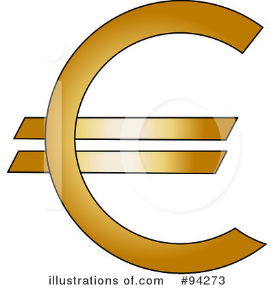 Euro Symbol Clipart #94273 by Pams Clipart