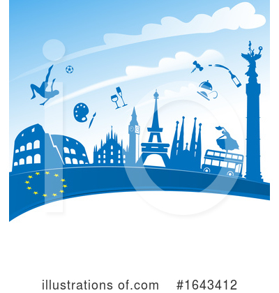 Europe Clipart #1643412 by Domenico Condello