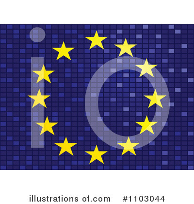 Royalty-Free (RF) European Flag Clipart Illustration by Andrei Marincas - Stock Sample #1103044