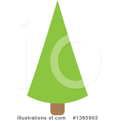 Royalty-Free (RF) Evergreen Clipart Illustration by visekart - Stock Sample #1365903