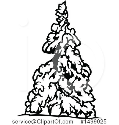 Royalty-Free (RF) Evergreen Clipart Illustration by dero - Stock Sample #1499025
