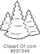 Evergreens Clipart #231349 by visekart