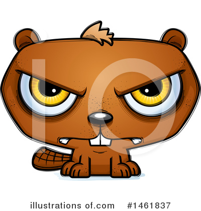 Royalty-Free (RF) Evil Beaver Clipart Illustration by Cory Thoman - Stock Sample #1461837