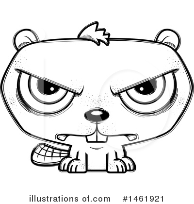 Royalty-Free (RF) Evil Beaver Clipart Illustration by Cory Thoman - Stock Sample #1461921