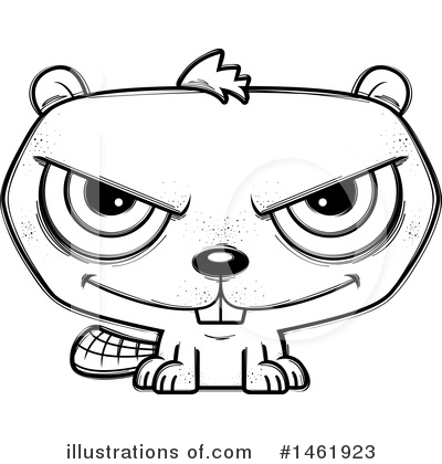 Royalty-Free (RF) Evil Beaver Clipart Illustration by Cory Thoman - Stock Sample #1461923