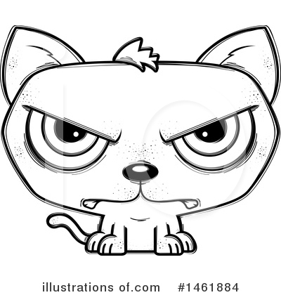 Evil Cat Clipart #1461884 by Cory Thoman